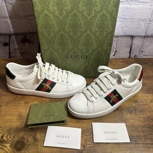 Gucci Ace Bee Sneakers Size 39